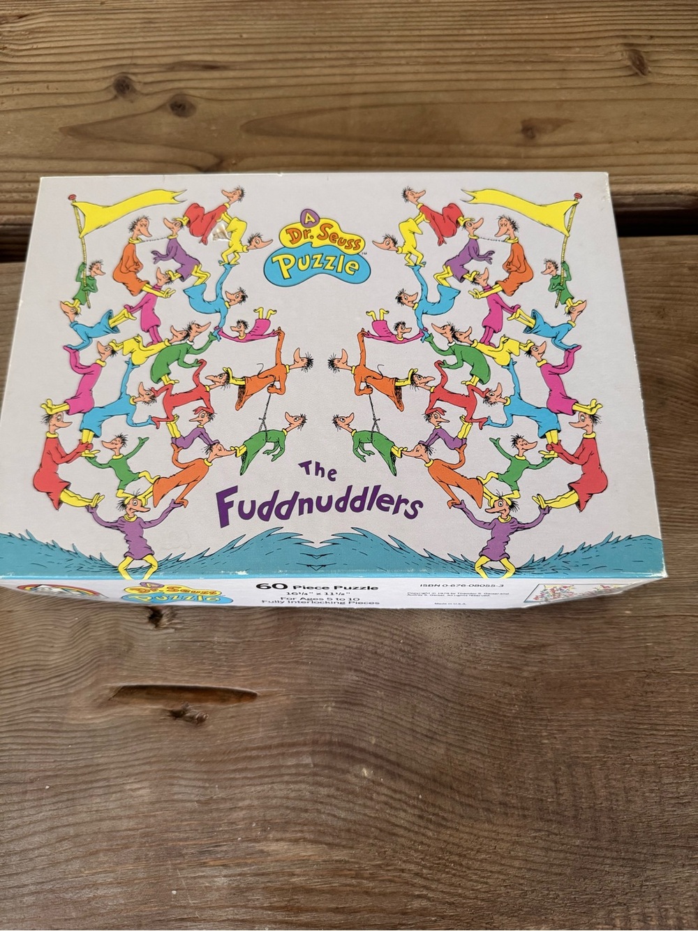 Dr. Seuss Puzzle - Bright Multi-Color Fuddnuddlers Artwork
